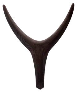 Väggfäste Nguni Heads Large 64 cm Svart