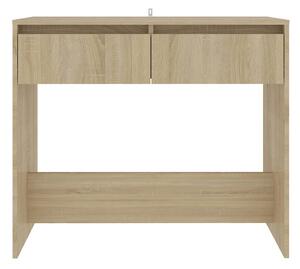 Konsolbord sonoma-ek 89x41x76,5 cm stål - Beige