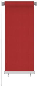 Rullgardin utomhus 60x140 cm röd HDPE - Röd