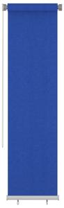 Rullgardin utomhus 60x230 cm blå HDPE - Blå