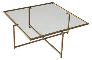 SIGNESTORP Soffbord 85x35x85 cm Guld -