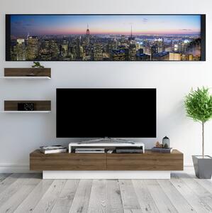 AGATEA Tv-möbelset 180x40 cm Vit -