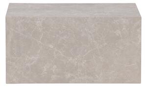 York High Travertin Soffbord 80x60x40 cm - Beige