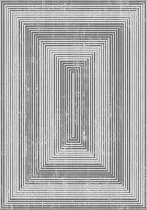 Poster Symmetrical 21x30 cm Grå -