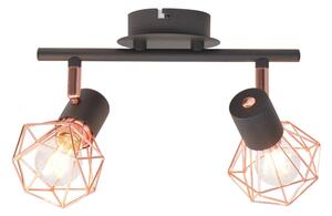Taklampa med 2 LED-filamentlampor 8 W - Flerfärgad