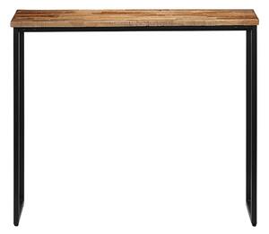 Konsolbord massivt återvunnet teakträ 90x30x76 cm - Brun