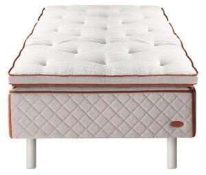 DUX - DUX 1001 90 x 200 cm Firm Dux Xupport - Vit - Sängar - Beige,Grå