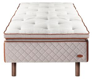 DUX - DUX 1001 90 x 200 cm Firm Dux Xupport - Valnöt - Sängar - Beige,Grå