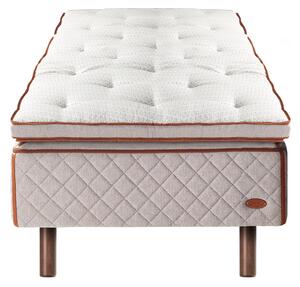 DUX - DUX 1001 80 x 200 cm Medium Dux Xupport - Valnöt - Sängar - Beige,Grå