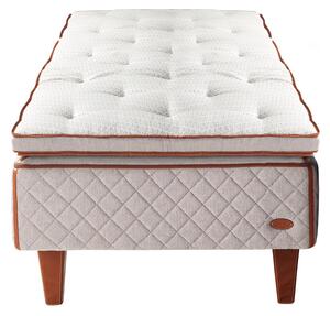 DUX - DUX 1001 80 x 200 cm Medium Dux Xupport - Koniska Dakota 20 cm - Sängar - Beige,Grå