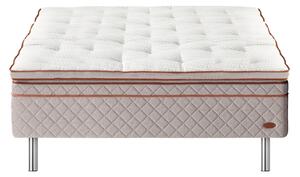 DUX - DUX 3003 140x200 Dux Xupport - Runda Aluminium 23 cm - Sängar - Beige,Grå