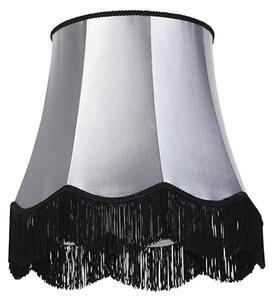 Silk lampskärm svart med grå 45 cm - Granny