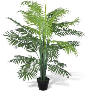 Konstväxt Palmträd med kruka 130 cm - Grön