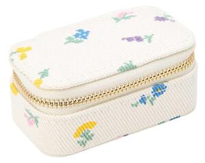 Pico - Trinket Box - Smyckeskrin - Small / Ivory Flower - 9 x 5 cm