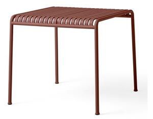 HAY - PALISSADE / Table - Trädgårdsbord - Small - Iron Red - L82,5 x W90 x H75 cm