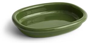 HAY - Barro Oval Dish - Serveringsfat - Green - Large - H6 X W27 X L36
