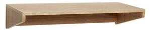 Hübsch - Folk Wall Mounted Desk - Skrivbord - Natural - 80x35xh20cm