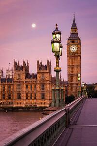 Fotografi Moon over London, Jorg Greuel