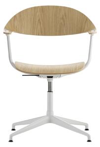 Vitra - Mynt skrivbordsstol natural oak/ soft light - Kontorsstolar - Erwan Bouroullec - Träfärgad - Trä