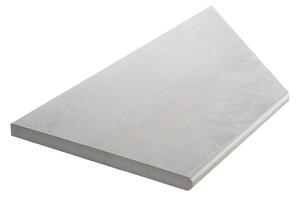 Uteklinker Bricmate Z Limestone Light Grey Pool Inner Corner Left 30x60 cm