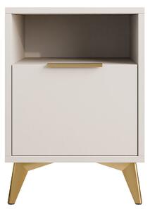 Vemdalen Sängbord 44 cm Sand beige -