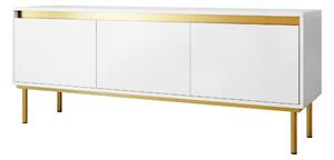 Hollander Tv-bänk 150 cm Vit/Guld -