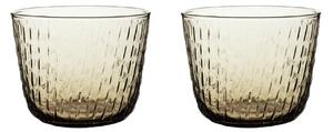 Marimekko - Syksy tumbler 20 cl 2-pack brown - Dricksglas - Matti Klenell - Brun