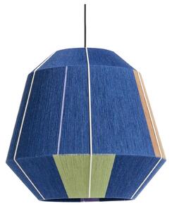 HAY - Bonbon Pendant Lamp 500 & Cord Set Blue Tones Wool - Pendellampor - Ana Kras