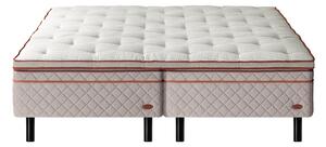 DUX - DUX 3003 180 x 200 DUX Xupport Plus - Runda svart 23 cm - Sängar - Beige,Grå