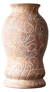 Dusty Deco - Frida hög vase brun - Vaser - Edin & Lina Kjellvertz - Vit