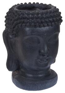 ProGarden Blomkruka Buddha-figur 25x26x35 cm antracit