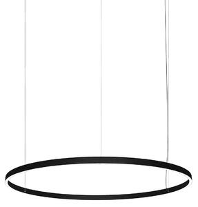 Luceplan - Compendium Circle Suspension Black 72 cm - Pendellampor - Daniel Rybakken - Svart