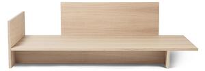 Ferm Living - Kona Bed Natural Oak - Sängar - Träfärgad