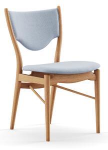 House of Finn Juhl - 46 Chair, Dark oiled oak, Cat. 4 Vidar 723 - Matstolar - Finn Juhl - Träfärgad,Blå - Trä/Textilmaterial