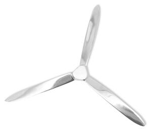 Väggmonterad propeller aluminium silver 70 cm - Silver