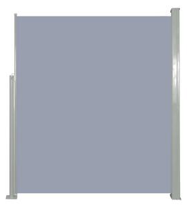 Infällbar sidomarkis 160x500 cm grå - Grå