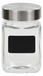 Förvaringsburkar i glas med etiketter 12 st 300 ml - Transparent