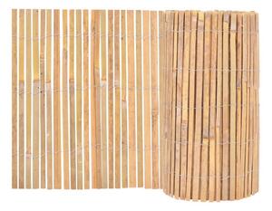 Stängsel bambu 1000x50 cm - Brun