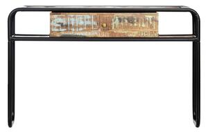 Konsolbord 118x30x75 cm massivt återvunnet trä - Brun
