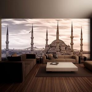 FOTOTAPET XXL Blå Moskén Istanbul 550x270 - Artgeist sp. z o. o
