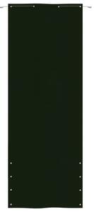 Balkongskärm mörkgrön 80x240 cm oxfordtyg
