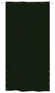 Balkongskärm mörkgrön 140x240 cm oxfordtyg