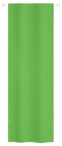 Balkongskärm ljusgrön 80x240 cm oxfordtyg