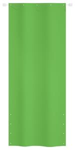 Balkongskärm ljusgrön 100x240 cm oxfordtyg