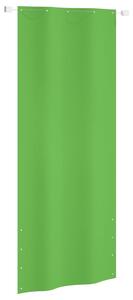 Balkongskärm ljusgrön 100x240 cm oxfordtyg