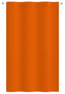 Balkongskärm orange 140x240 cm oxfordtyg