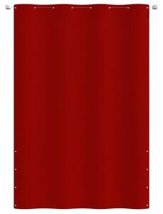 Balkongskärm röd 160x240 cm oxfordtyg