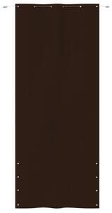 Balkongskärm brun 120x240 cm oxfordtyg