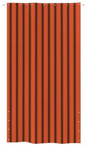 Balkongskärm orange och brun 140x240 cm oxfordtyg