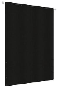 Balkongskärm svart 160x240 cm oxfordtyg